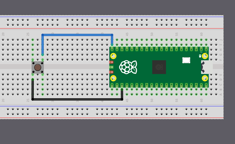 带有 Raspberry Pi Pico 2 的按钮